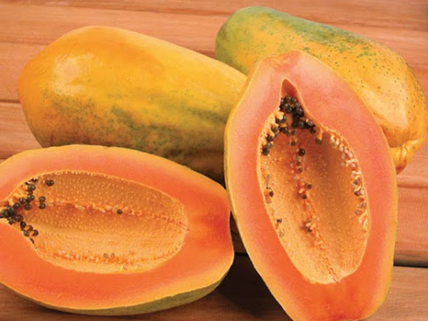 पपीता और हल्दी