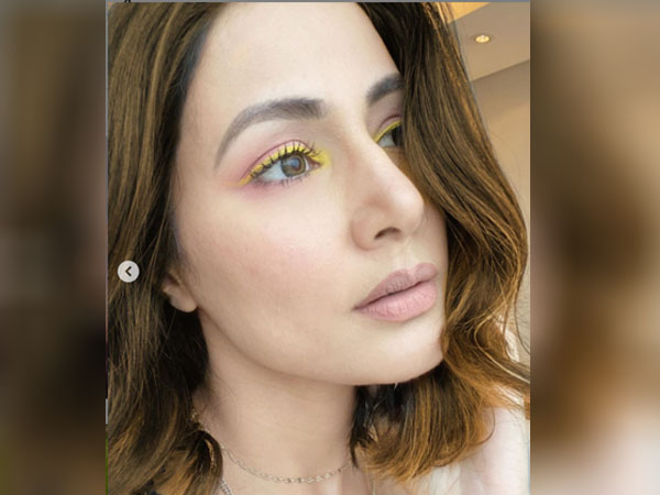 Hina Khan Neon EyeMakeup