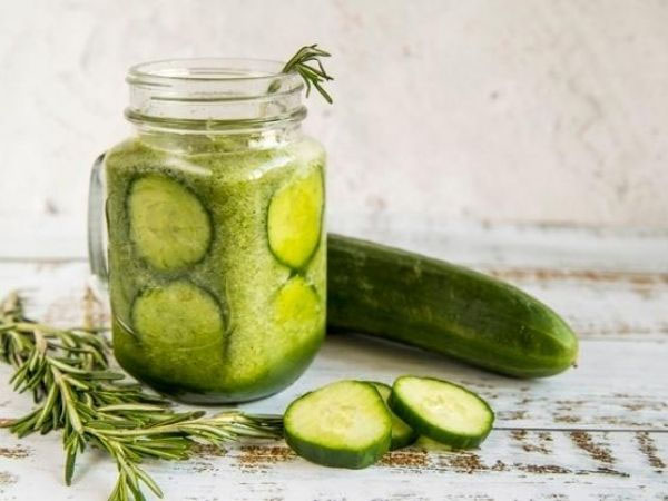 ऐलोवेरा, खीरा और गुलाब जल