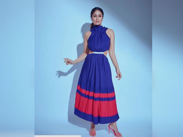 ब्लू गाउन में करीना कपूर