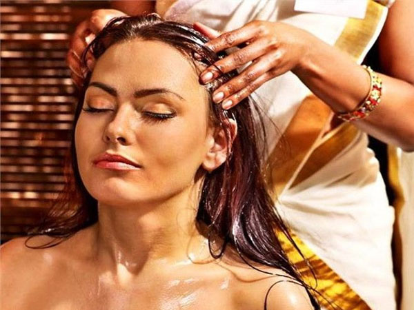 गर्म तेल से मसाज