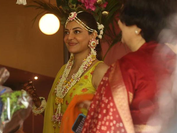 kajal aggarwal Haldi Function