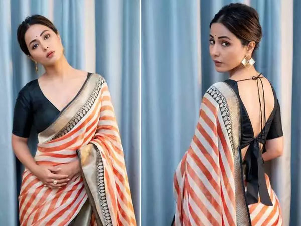 वी नेक ब्लाउज