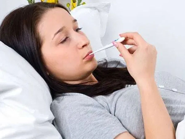 शरीर का तापमान बढ़ना