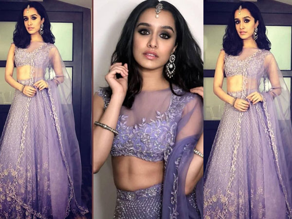 लैवेंडर लहंगे