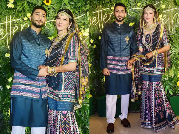 गौहर खान और जैद दरबार संगीत आउटफिट