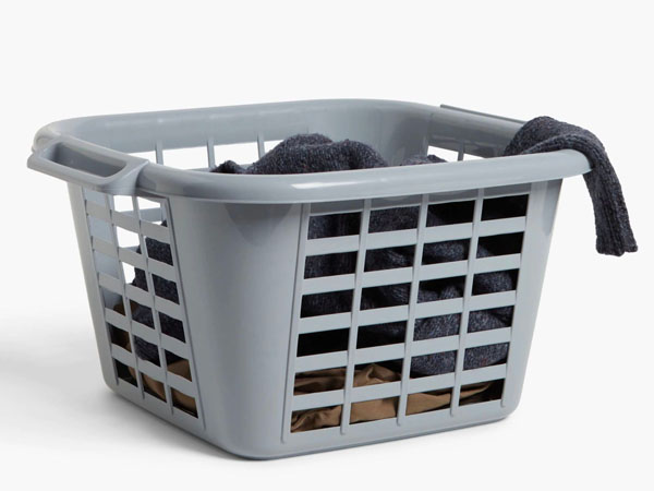 बिना लिड की लॉन्ड्री बास्केट