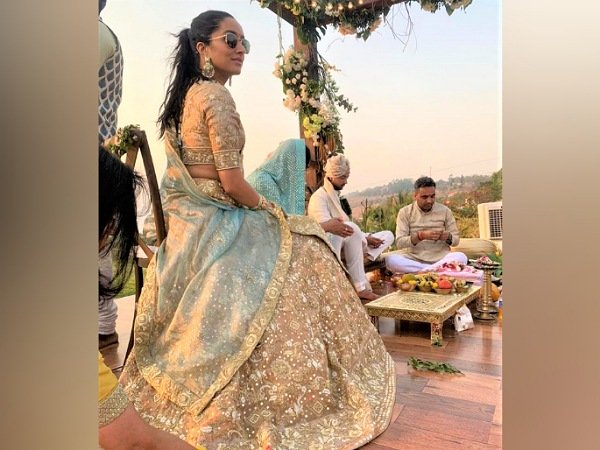 Shraddha Kapoor Looks Stunning In Golden Lehenga