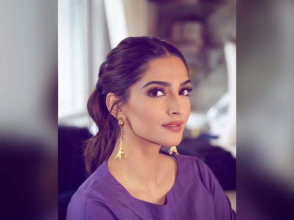 Sonam Kapoor Ahuja Flaunts Twisted Ponytail And Glam Makeup Look