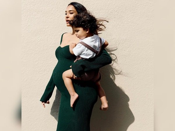 Lisa Haydon Flaunts Her Baby Bump And Sets Maternity Goals In Green And Black Dress