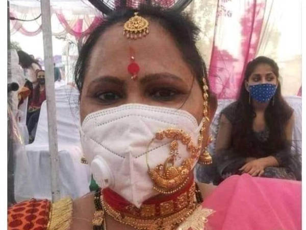 Ring Hoop Over Face Mask