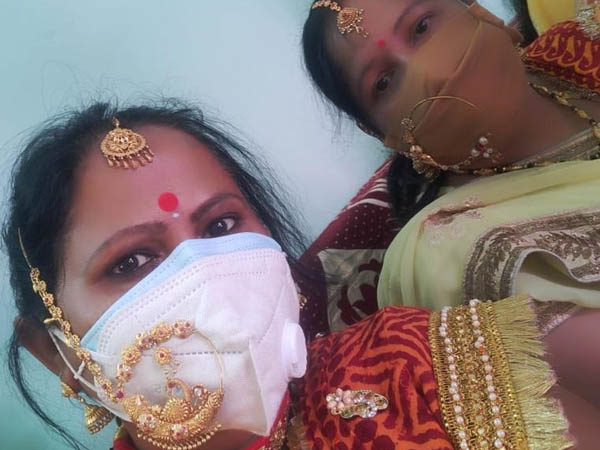 Ring Hoop Over Face Mask