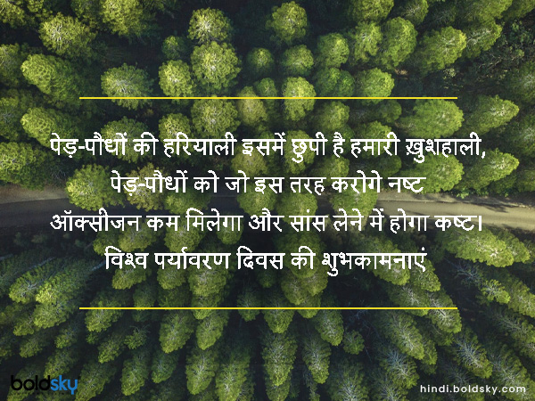 पेड़-पौधों की हरियाली इसमें छुपी है हमारी ख़ुशहाली,