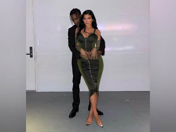 Kylie Jenner Looks Stunning In Dual Toned Bodycon Dress