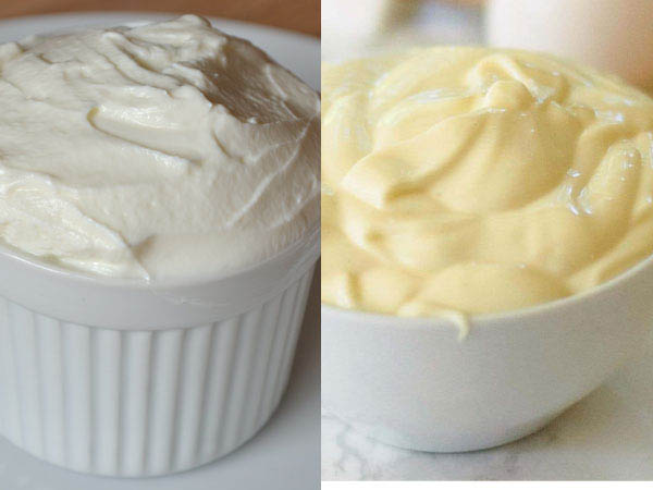 curd vs Mayonnaise curd vs Mayonnaise