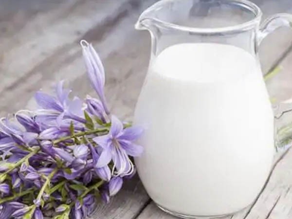 मिल्क से मसाज 