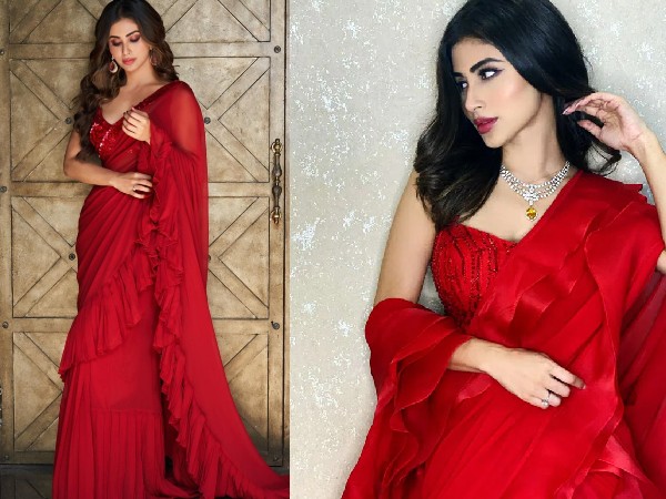 रफल साड़ी 