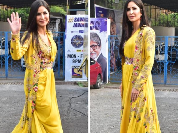 Katrina Kaif Yellow Floral Outfit Is Perfect For Wedding Season