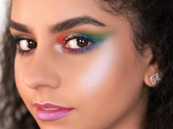 रेनबो लुक 