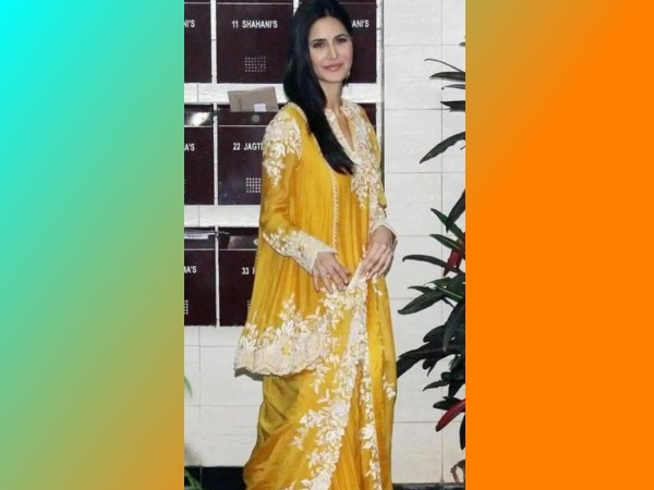 कैटरीना कैफ येलो शरारा लुक 