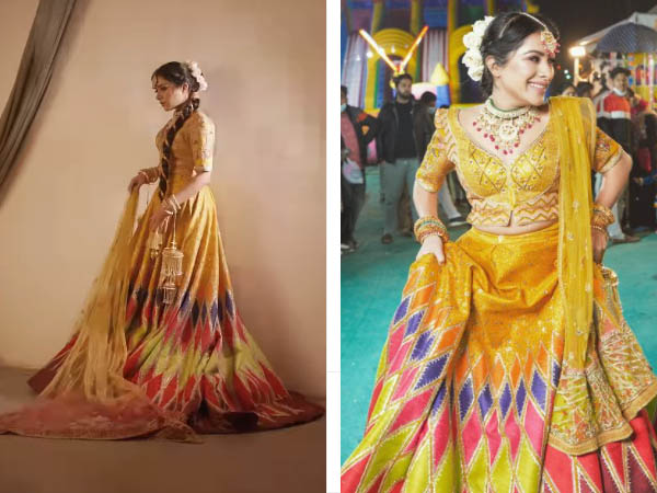 लोहड़ी पर पहनें लहंगा