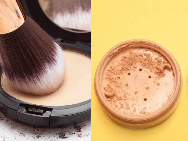 कॉम्पैक पाउडर और लूज पाउडर में अंतर