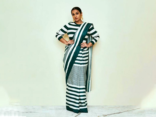 विद्या बालन का ग्रीन कलर लुक