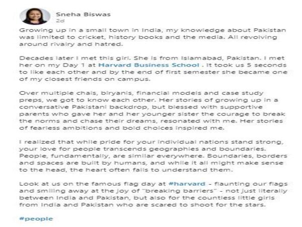  Indian woman’s story of friendship with Pakistani