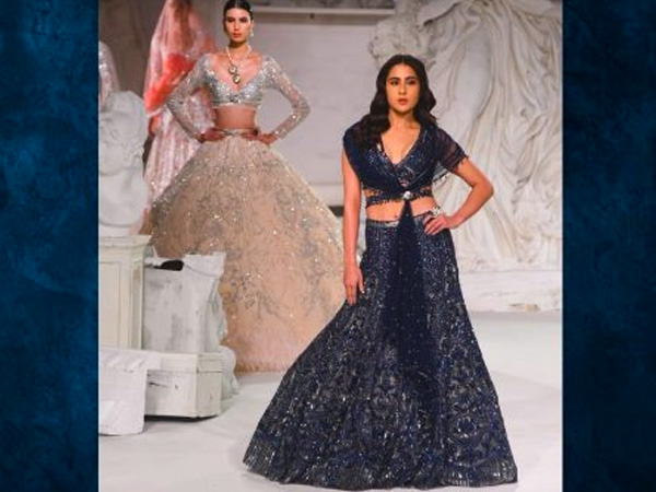 FDCI ICW 2022: Sara Ali Khan In Glittery Ensemble For Falguni And Shane Peacock
