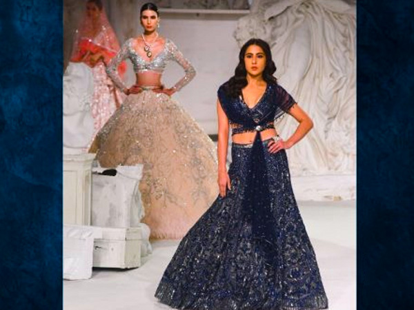 FDCI ICW 2022: Sara Ali Khan In Glittery Ensemble For Falguni And Shane Peacock