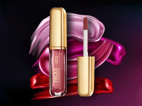 1. फेस कनाडा कॉम्फी मैट लिप कलर