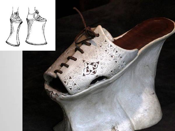 7. यूरोप में ऊंचे एड़ी के जूते का फैशन