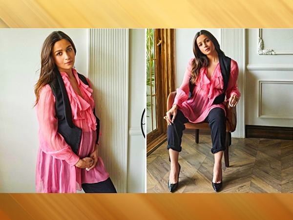 आलिया भट्ट का मैटरनिटी आउटफिट 