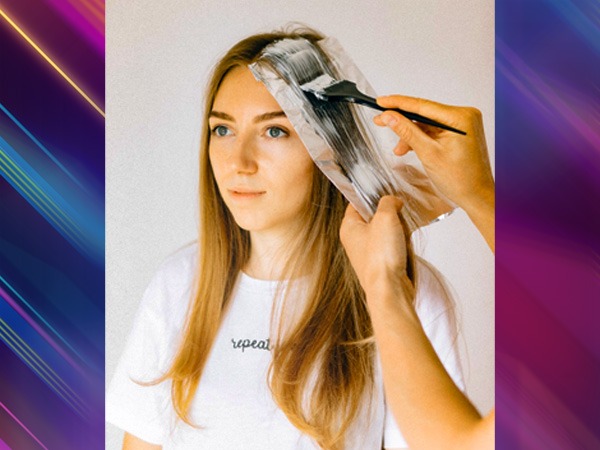 वेवी साइड बैंग के साथ पीच वाइट अपडेटो: