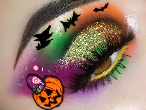 हेलोवीन आई मेकअप