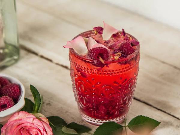 लीची रोज सिरप ड्रिंक 