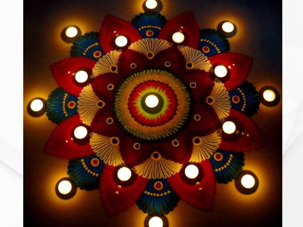 राउंड रंगोली