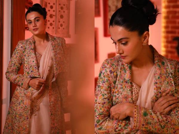 साड़ी विद जैकेट