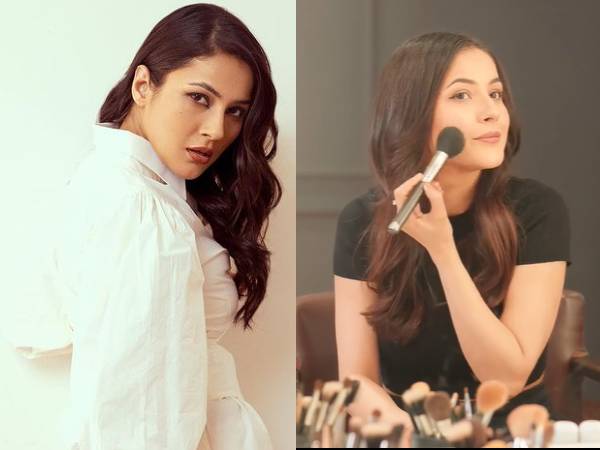 शहनाज का मेकअप लुक