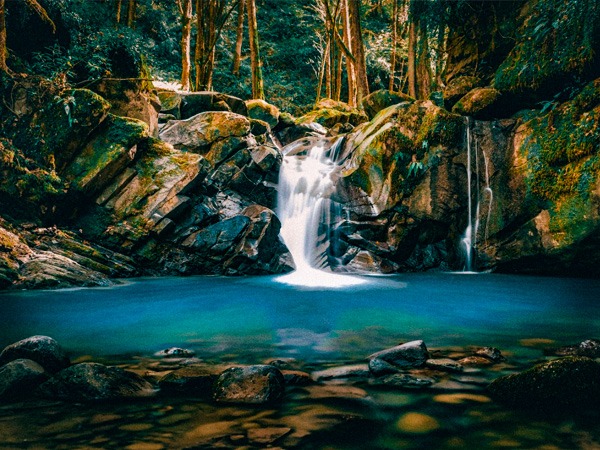 1. सौभाग्य के लिए फेंग शुई आइटम: पानी के साथ एक पेंटिंग