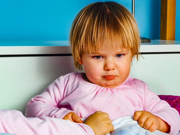 बच्चे का अपसेट होना