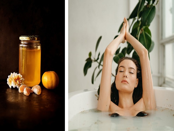 3. नहाने में शहद