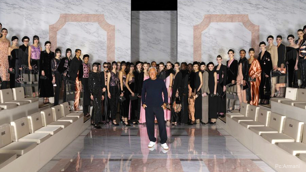 Armani Gives Graceful Close To Milan Fashion Week In hindi Armani Gives Graceful Close To Milan Fashion Week In hindi