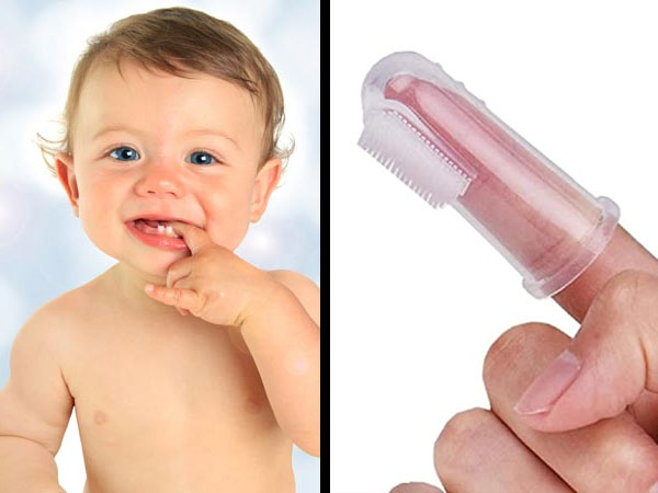 Baby Teeth Cleaning: Are finger toothbrushes good for babies In Hindi