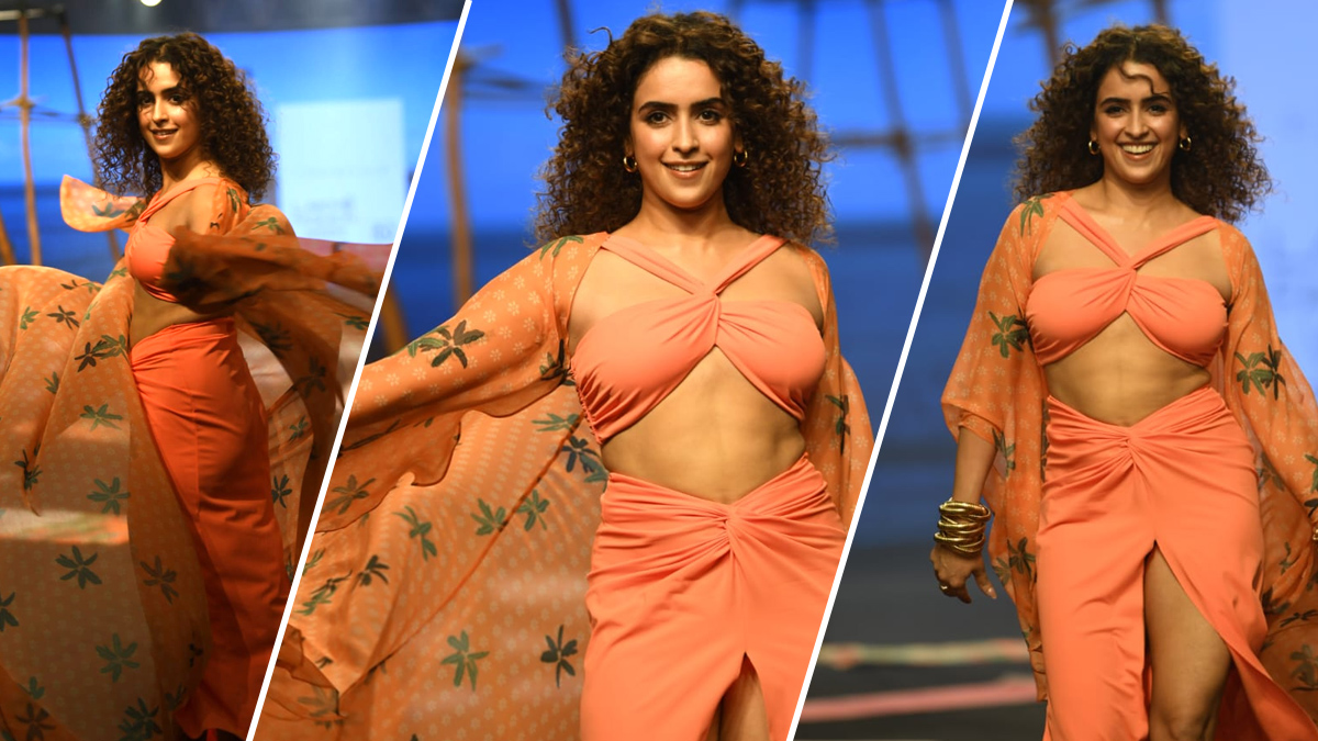 sanya malhotra lakme fashion week