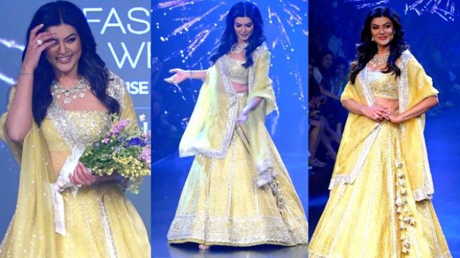 Sushmita Sen Showstopper for Anushree Reddy