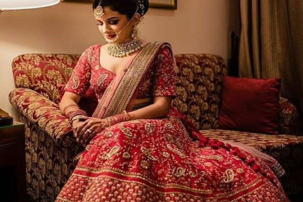 Red Lehenga In Wedding