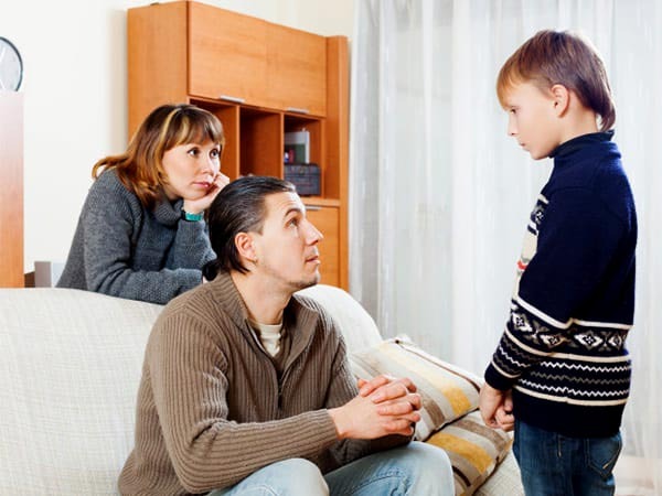 Why do children shy away from meeting relatives
