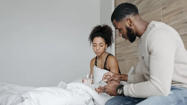 When your spouse is sick, take care like this