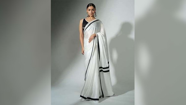 Alia Bhatt white saree